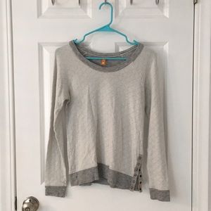 Lucy Sweatshirt with Side Button Detail
